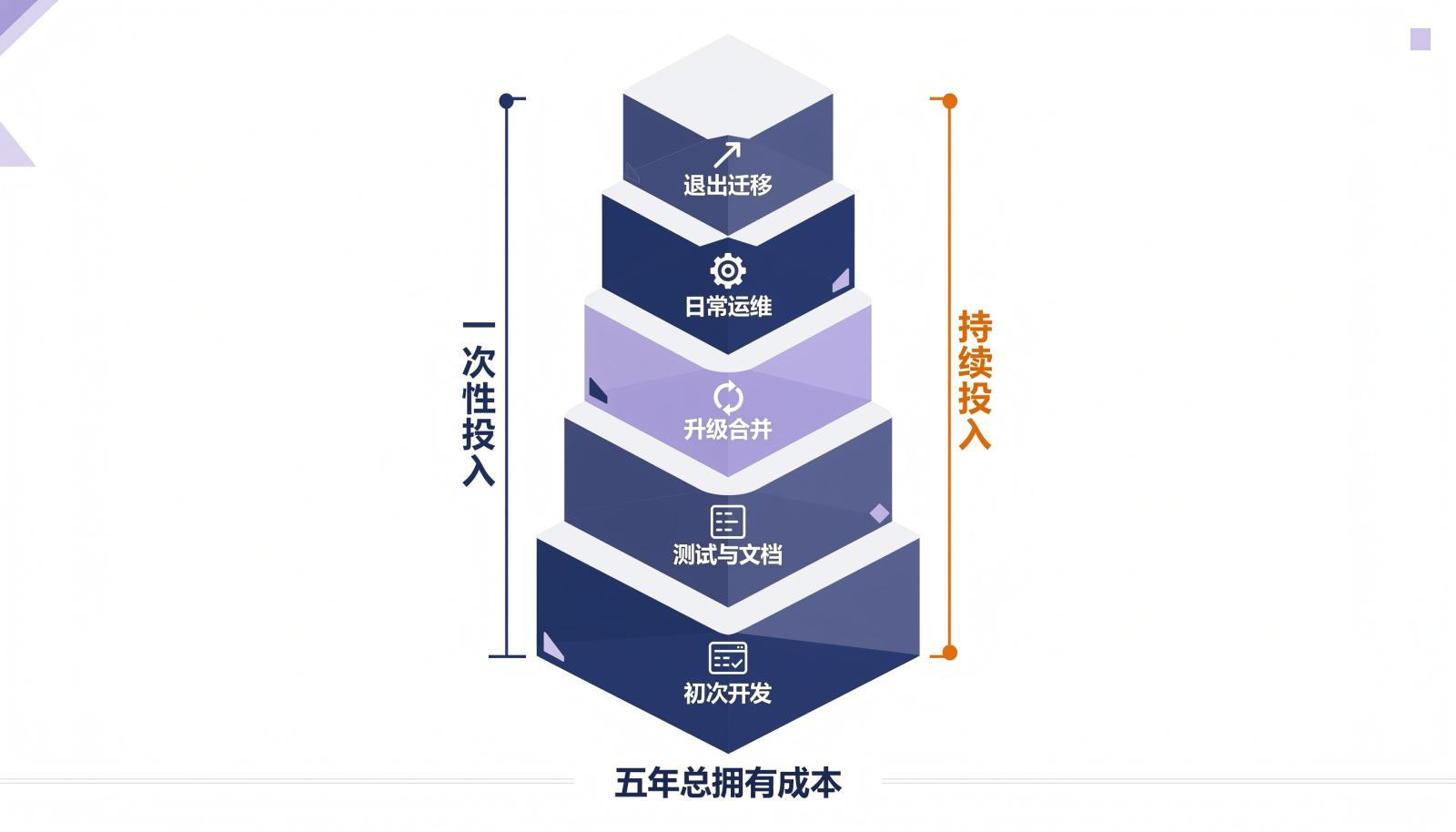 定制项目五年总拥有成本五项构成